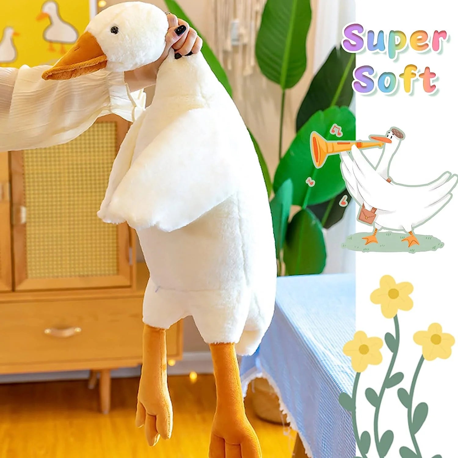 Pato Apapacho — Peluche Almohada Gigante