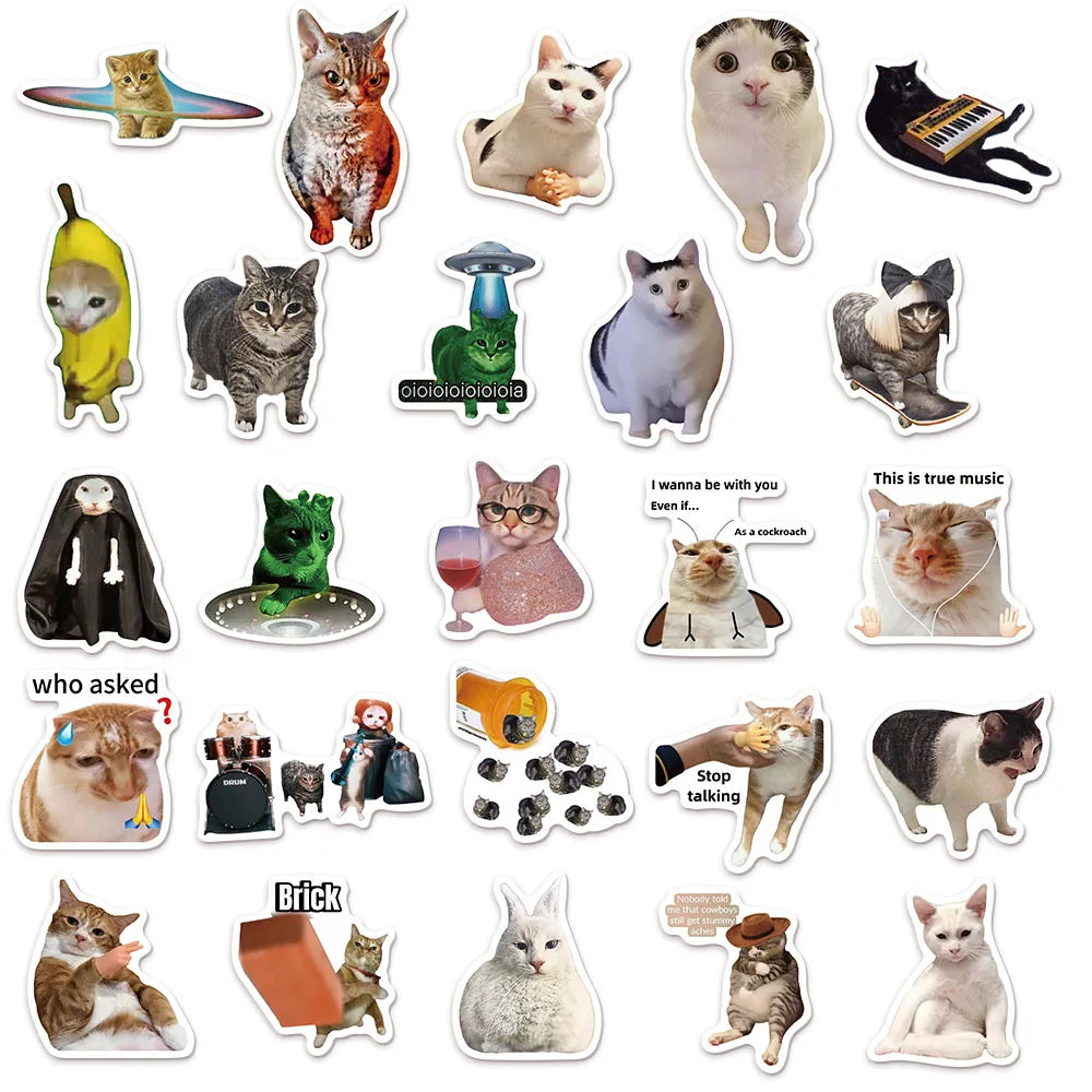Pack de Stickers Meme — Para Fundas y Decoración