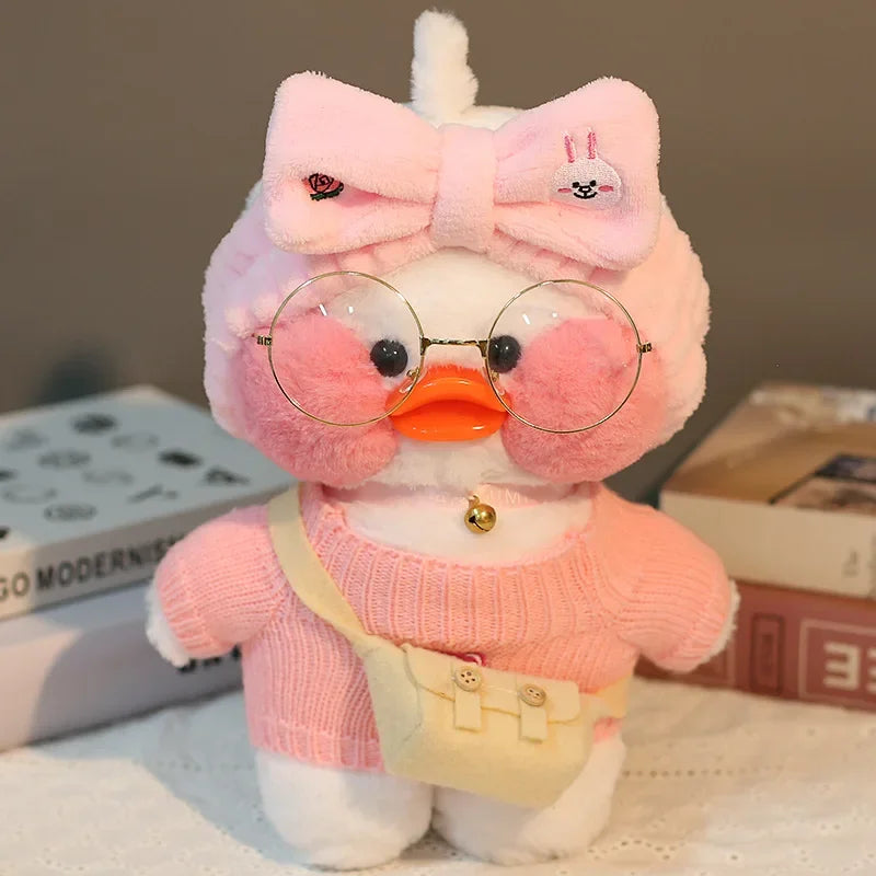 Patita Lulú — Peluche Kawaii con Lentes