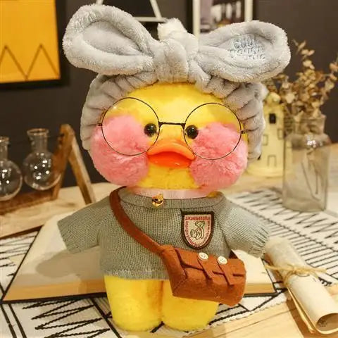 Patita Lulú — Peluche Kawaii con Lentes