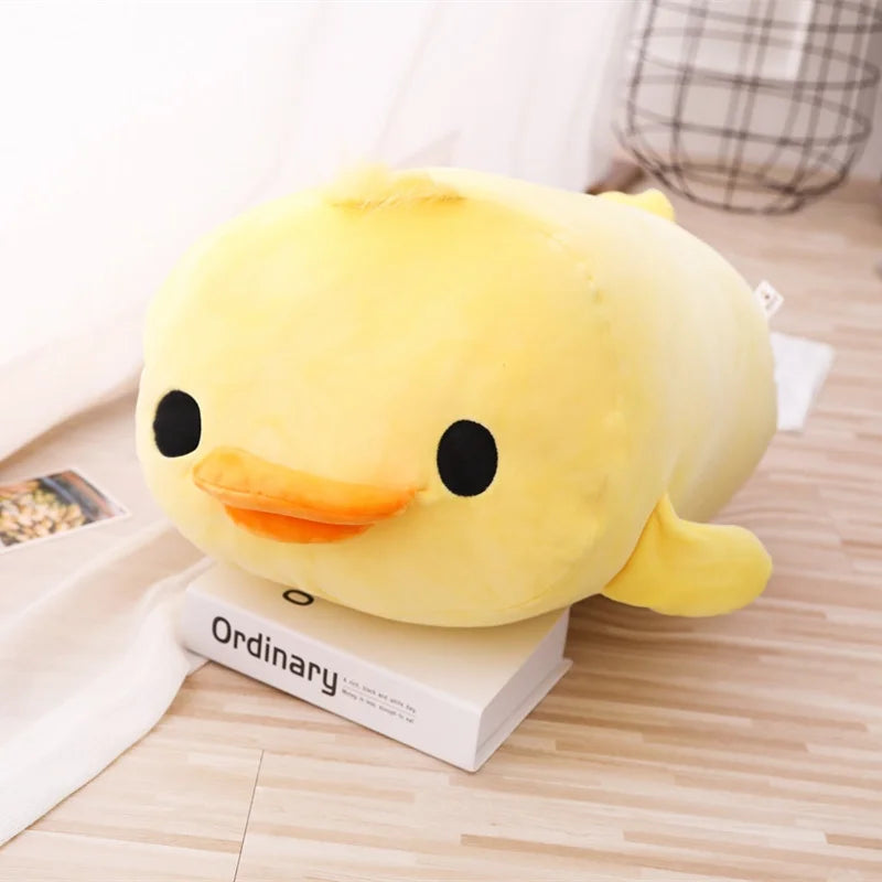 Patito Nube — Peluche Almohada Acostado