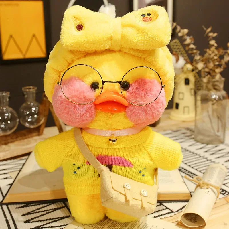 Patita Lulú — Peluche Kawaii con Lentes