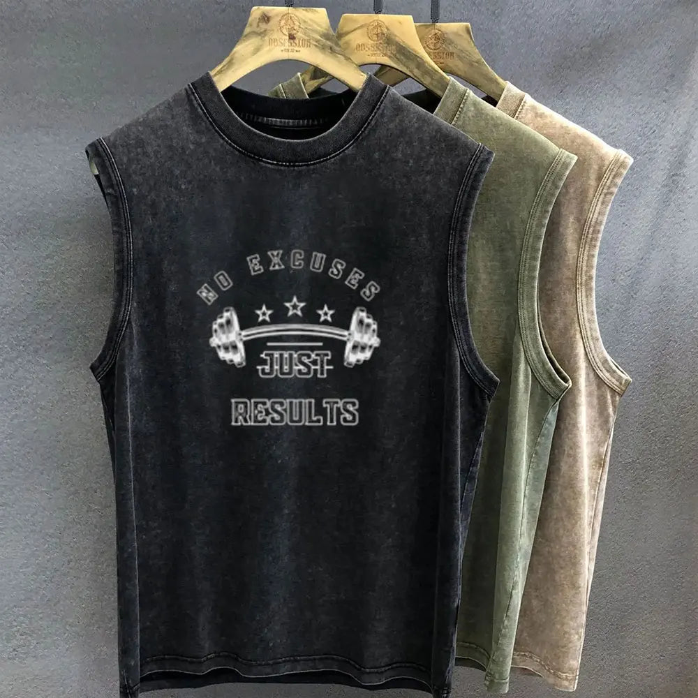 Playera Sin Mangas Gym Meme — Corte Oversize