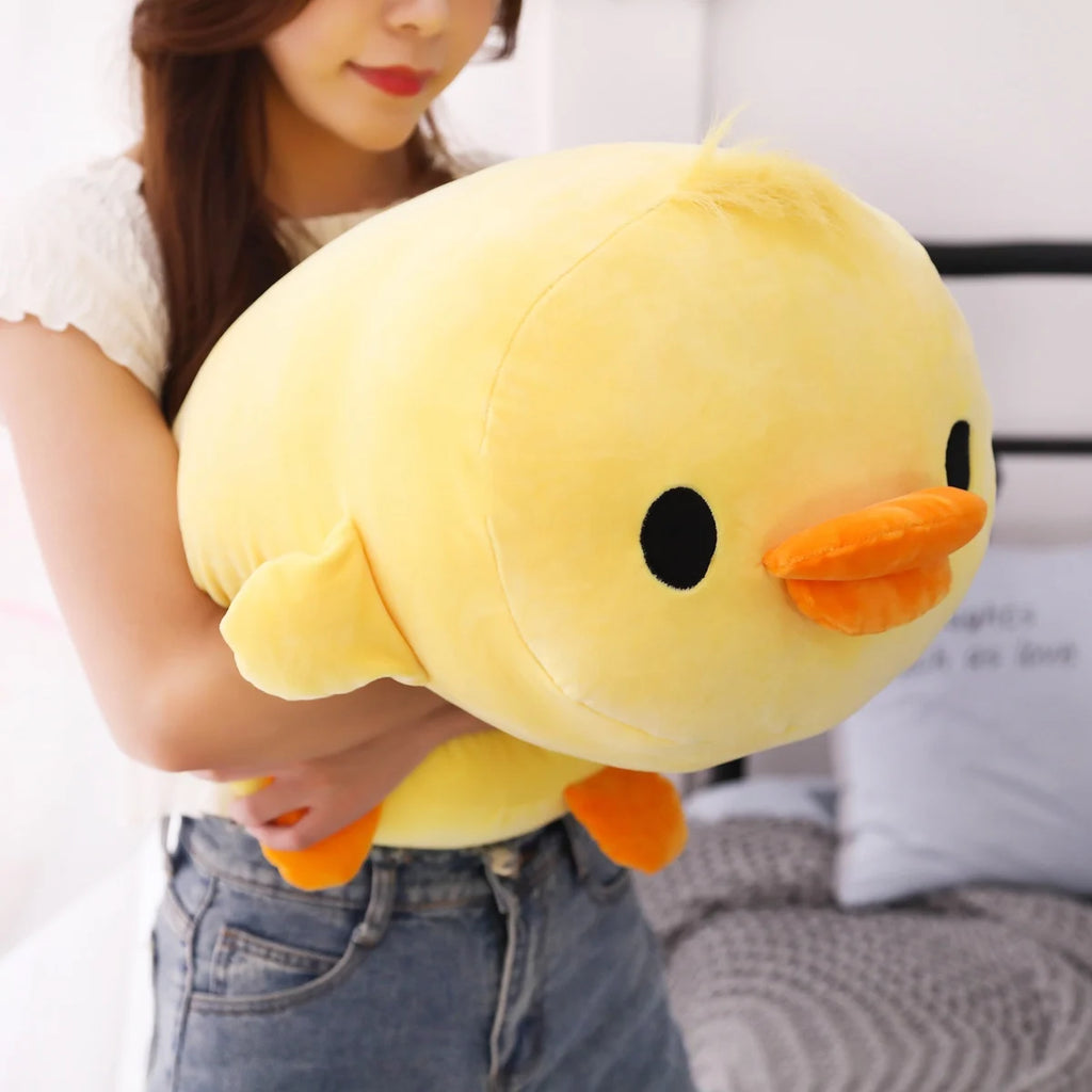 Patito Nube — Peluche Almohada Acostado