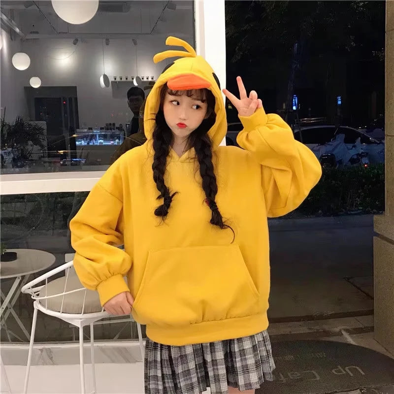 Sudadera Patito Kawaii — Hoodie Casual