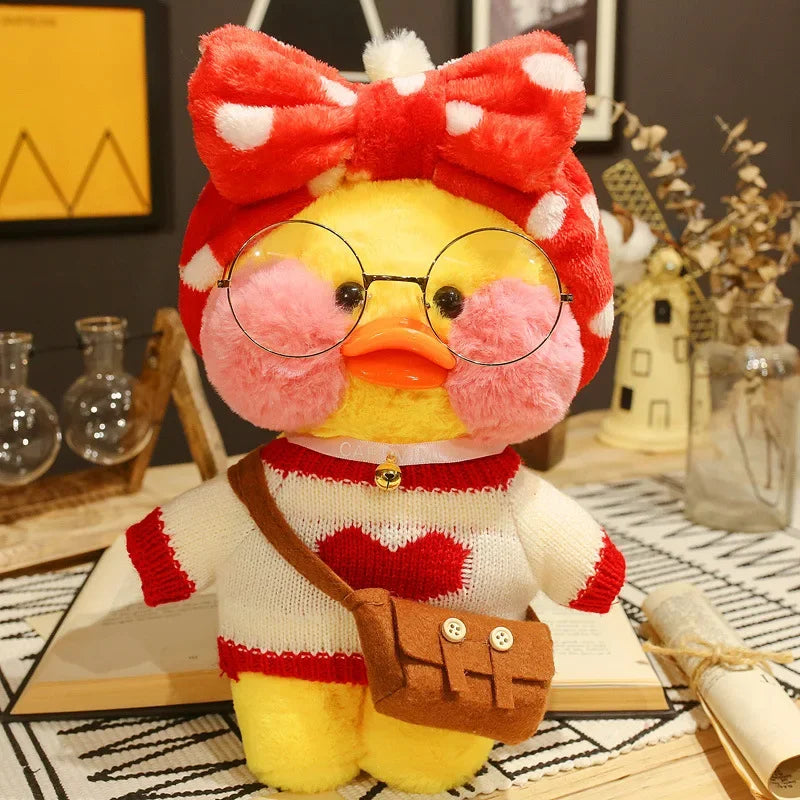 Patita Lulú — Peluche Kawaii con Lentes