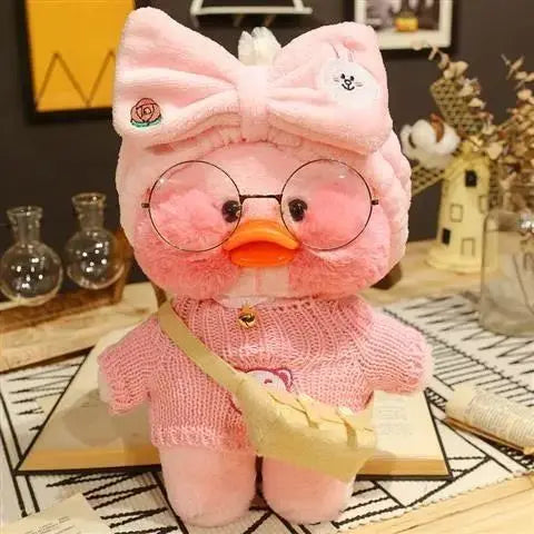Patita Lulú — Peluche Kawaii con Lentes