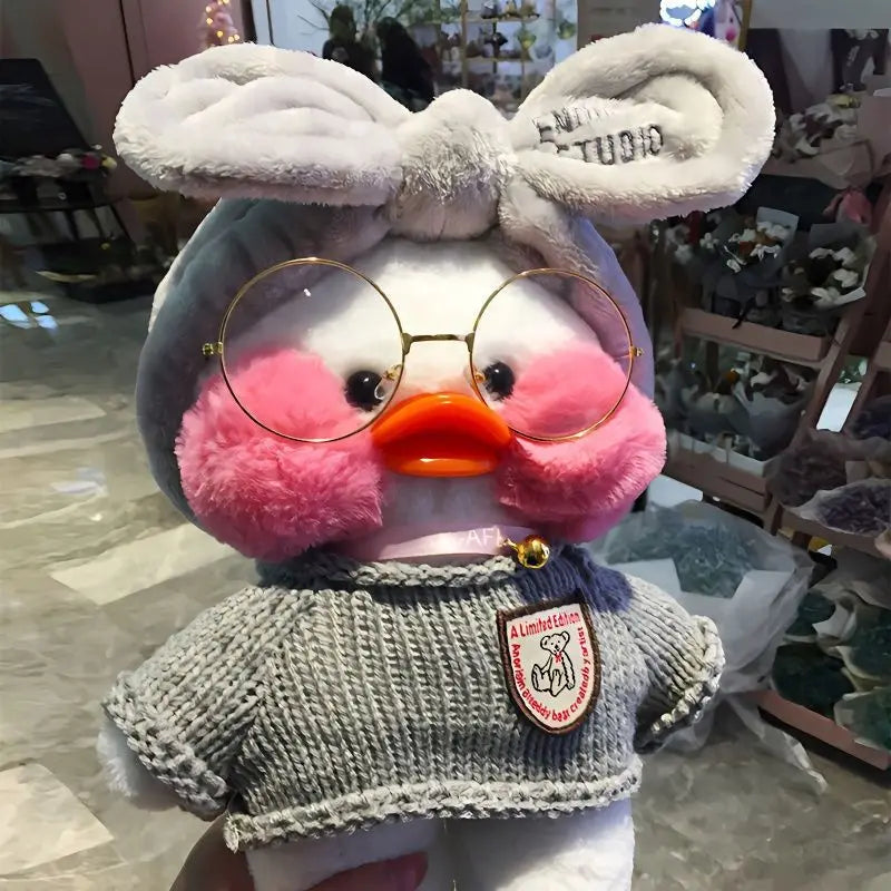 Patita Lulú — Peluche Kawaii con Lentes