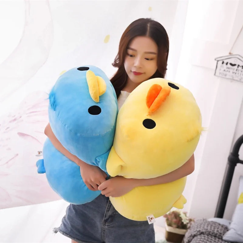 Patito Nube — Peluche Almohada Acostado